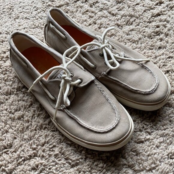 Sperry Tan Shoes 3 1/2 - Picture 1 of 4